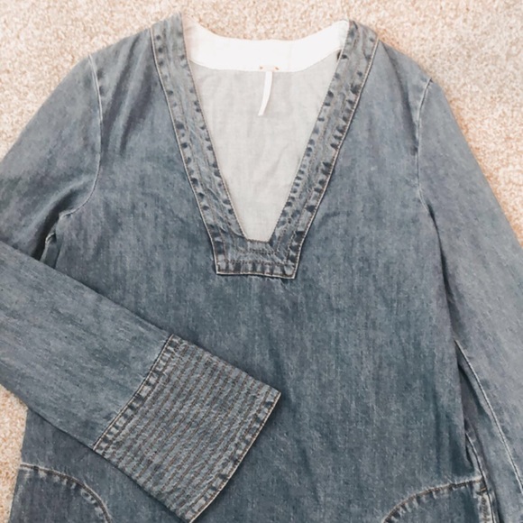 Free People Denim Tunic - Picture 4 of 8
